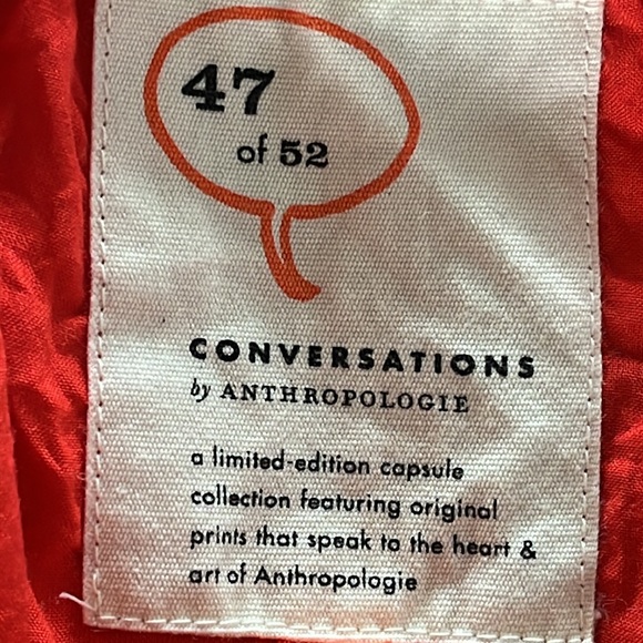 Conversations by Anthropologie Red Floral Off the Shoulder Sun Dress size 10 - Picture 5 of 12